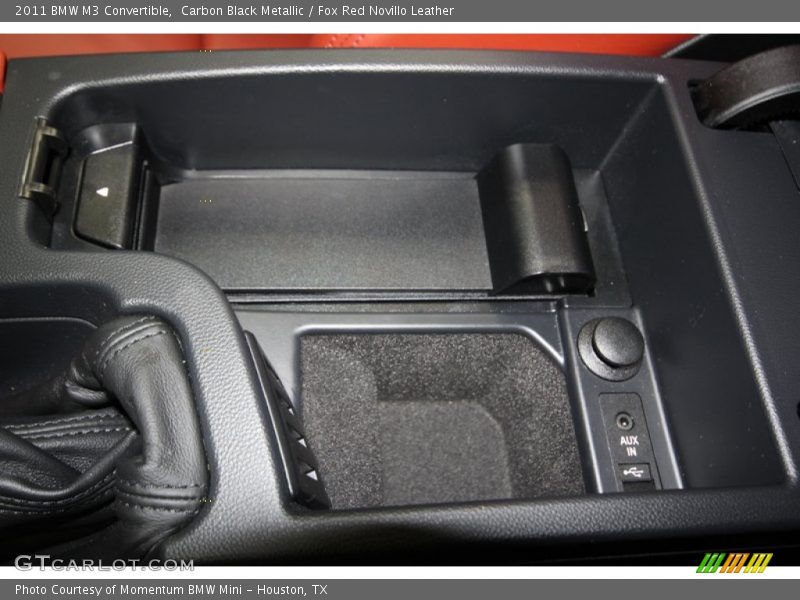 Carbon Black Metallic / Fox Red Novillo Leather 2011 BMW M3 Convertible