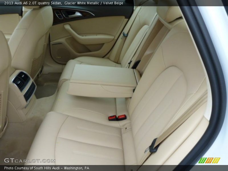 Glacier White Metallic / Velvet Beige 2013 Audi A6 2.0T quattro Sedan