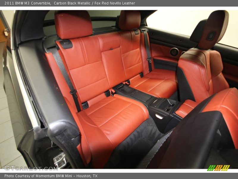 Rear Seat of 2011 M3 Convertible