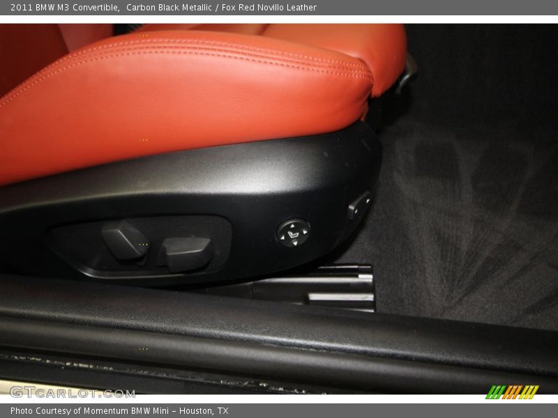 Carbon Black Metallic / Fox Red Novillo Leather 2011 BMW M3 Convertible