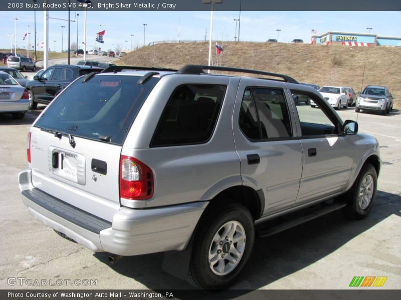 Bright Silver Metallic / Gray 2003 Isuzu Rodeo S V6 4WD
