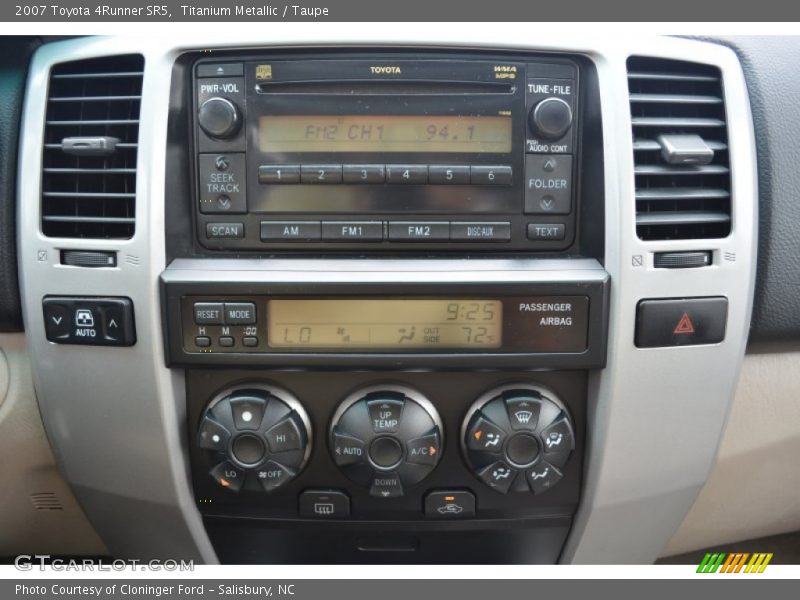 Titanium Metallic / Taupe 2007 Toyota 4Runner SR5