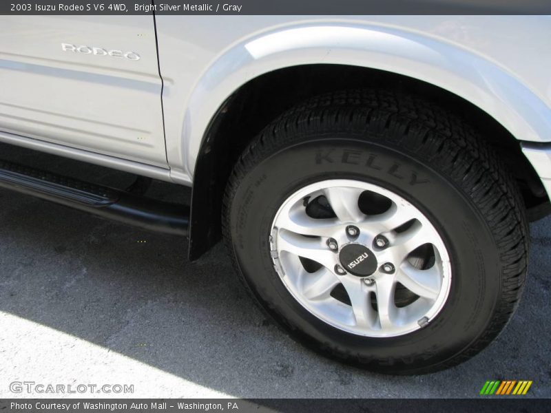 Bright Silver Metallic / Gray 2003 Isuzu Rodeo S V6 4WD