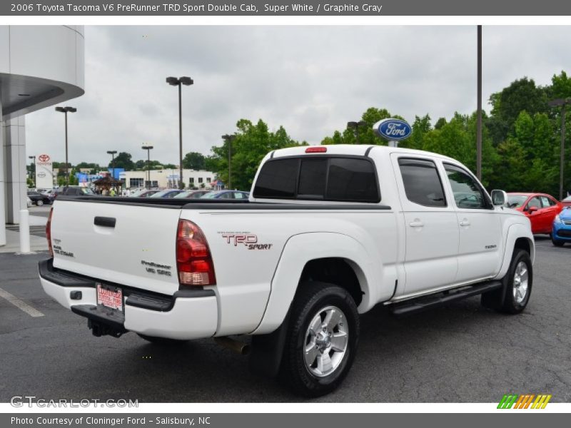 Super White / Graphite Gray 2006 Toyota Tacoma V6 PreRunner TRD Sport Double Cab