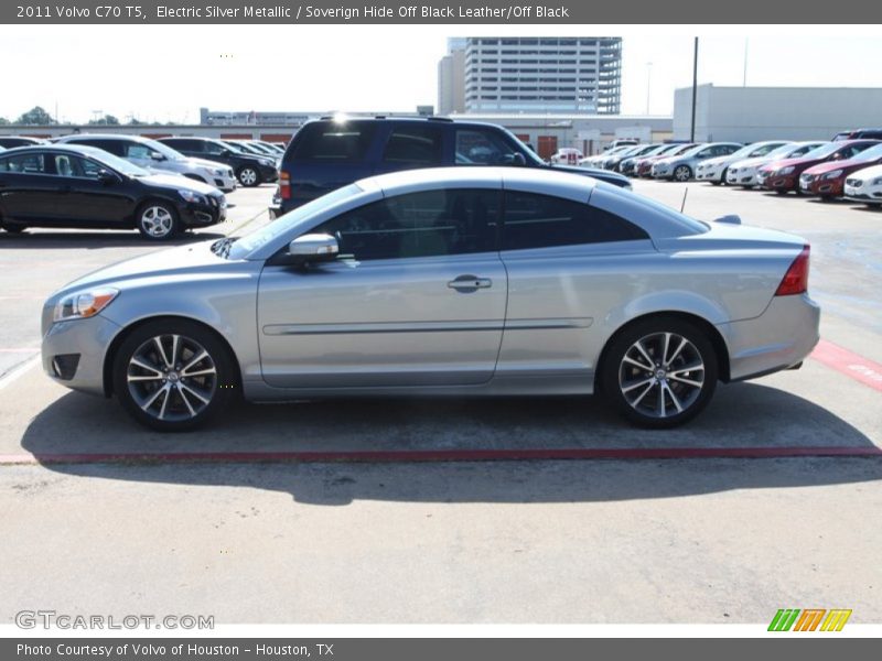 Electric Silver Metallic / Soverign Hide Off Black Leather/Off Black 2011 Volvo C70 T5