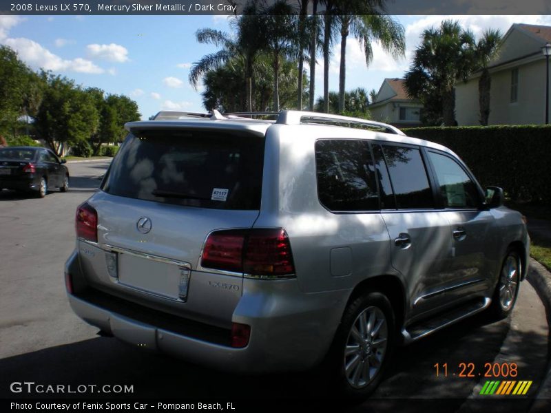 Mercury Silver Metallic / Dark Gray 2008 Lexus LX 570