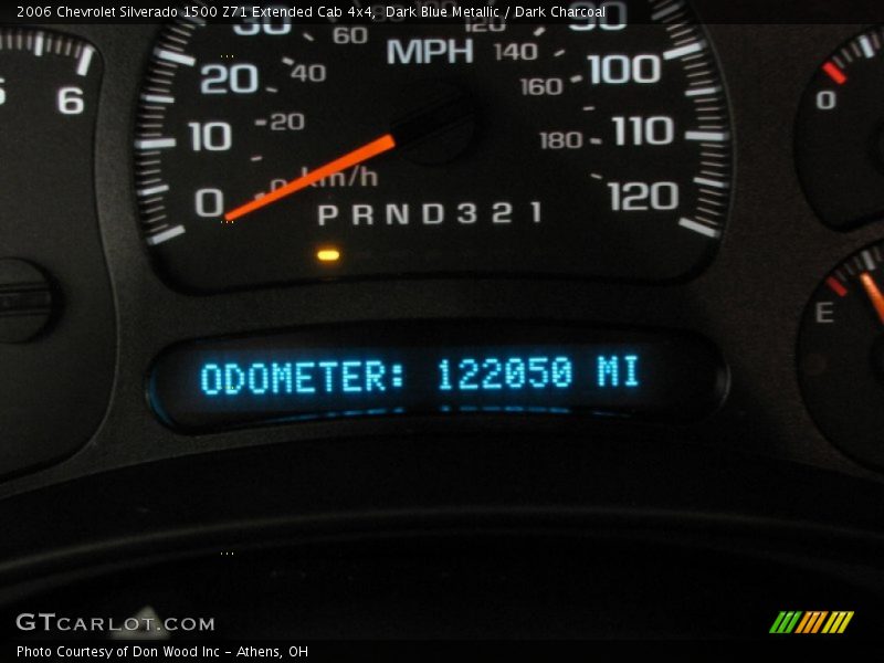Dark Blue Metallic / Dark Charcoal 2006 Chevrolet Silverado 1500 Z71 Extended Cab 4x4