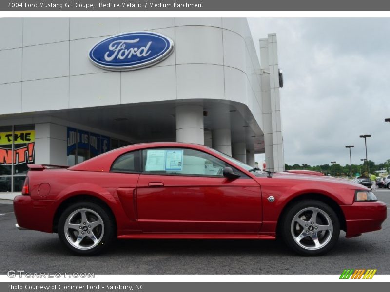 Redfire Metallic / Medium Parchment 2004 Ford Mustang GT Coupe