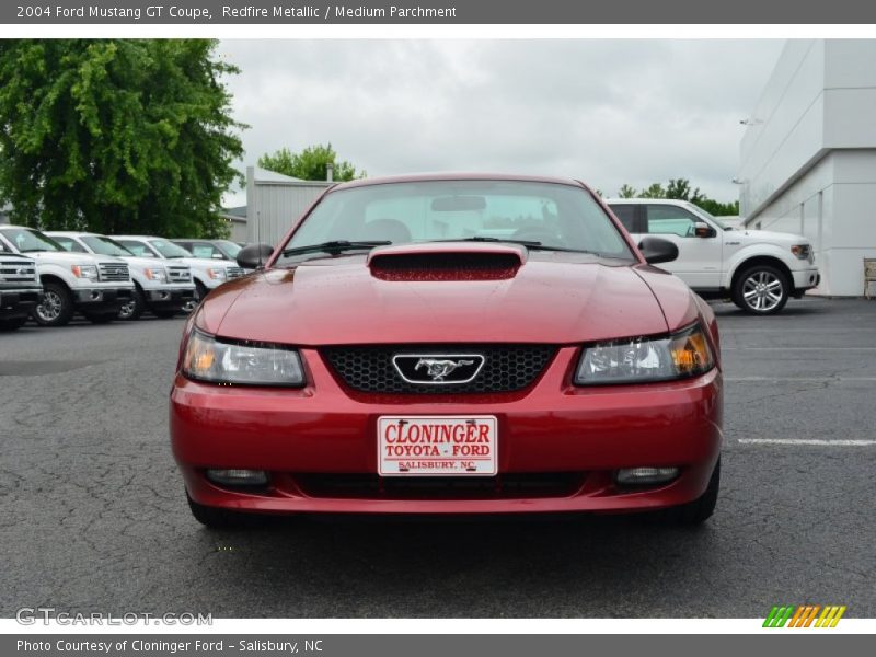 Redfire Metallic / Medium Parchment 2004 Ford Mustang GT Coupe