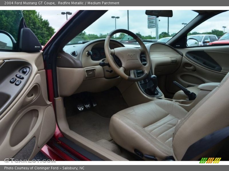 Redfire Metallic / Medium Parchment 2004 Ford Mustang GT Coupe