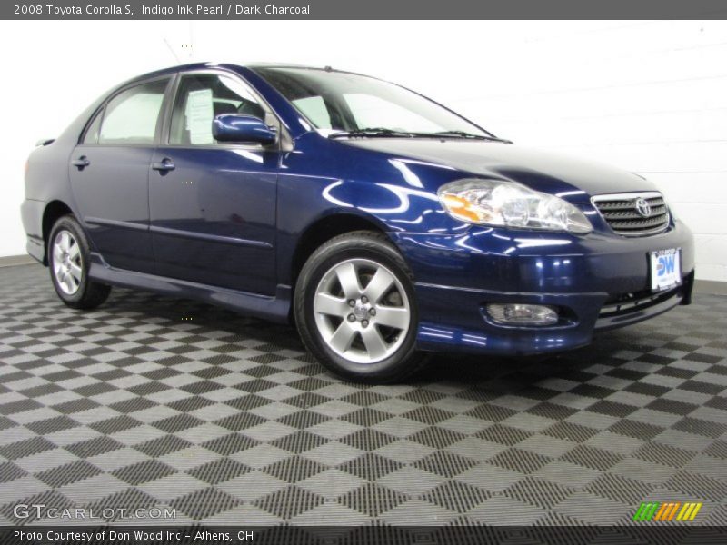 Indigo Ink Pearl / Dark Charcoal 2008 Toyota Corolla S