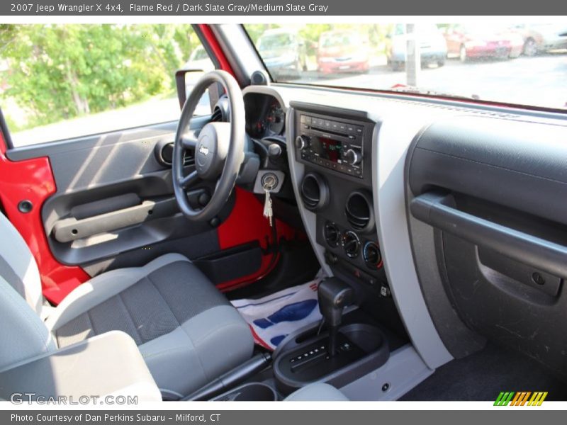 Flame Red / Dark Slate Gray/Medium Slate Gray 2007 Jeep Wrangler X 4x4
