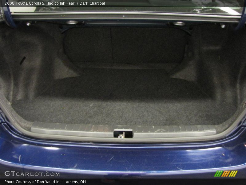 Indigo Ink Pearl / Dark Charcoal 2008 Toyota Corolla S