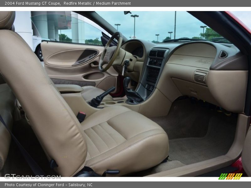 Redfire Metallic / Medium Parchment 2004 Ford Mustang GT Coupe