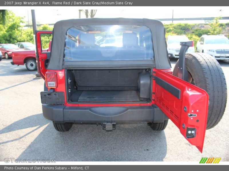 Flame Red / Dark Slate Gray/Medium Slate Gray 2007 Jeep Wrangler X 4x4