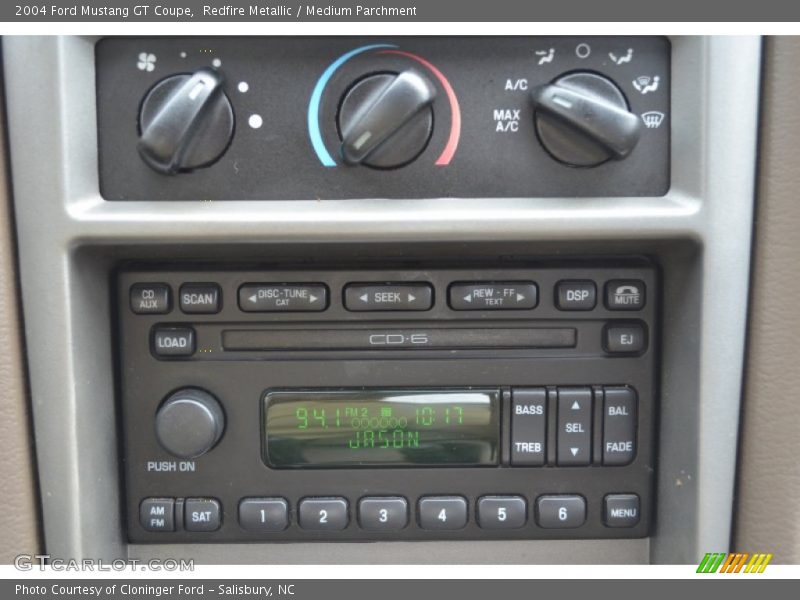 Redfire Metallic / Medium Parchment 2004 Ford Mustang GT Coupe