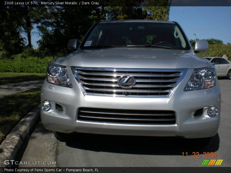 Mercury Silver Metallic / Dark Gray 2008 Lexus LX 570