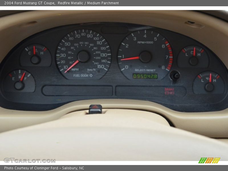 Redfire Metallic / Medium Parchment 2004 Ford Mustang GT Coupe