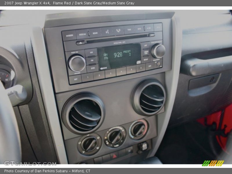 Flame Red / Dark Slate Gray/Medium Slate Gray 2007 Jeep Wrangler X 4x4