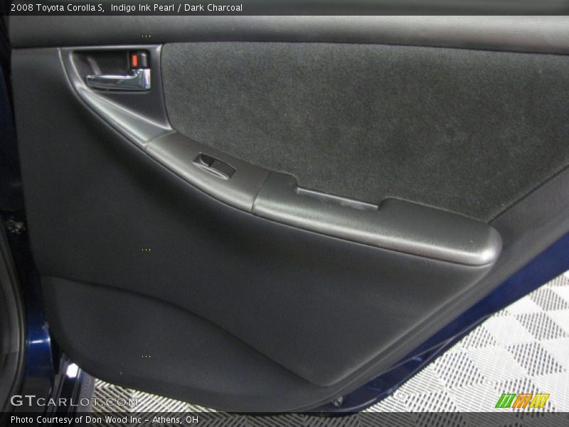 Indigo Ink Pearl / Dark Charcoal 2008 Toyota Corolla S