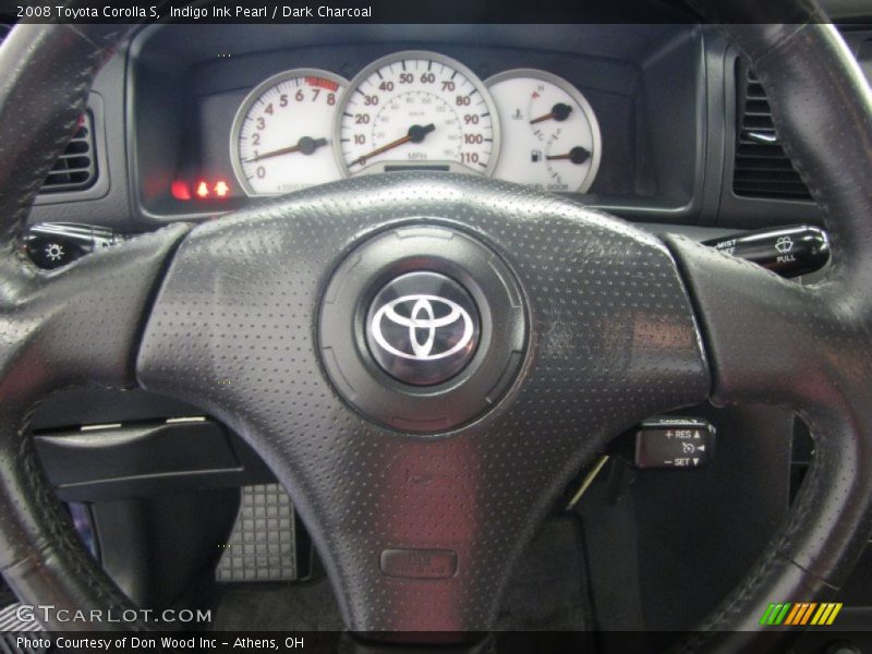 Indigo Ink Pearl / Dark Charcoal 2008 Toyota Corolla S