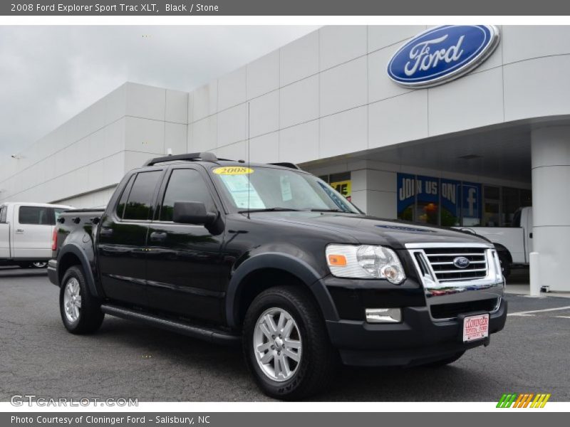 Black / Stone 2008 Ford Explorer Sport Trac XLT