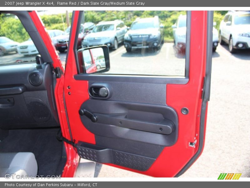 Flame Red / Dark Slate Gray/Medium Slate Gray 2007 Jeep Wrangler X 4x4