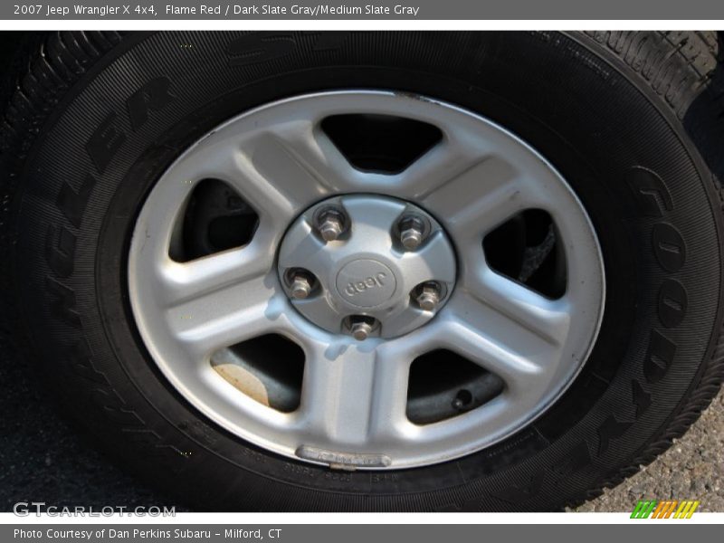 Flame Red / Dark Slate Gray/Medium Slate Gray 2007 Jeep Wrangler X 4x4