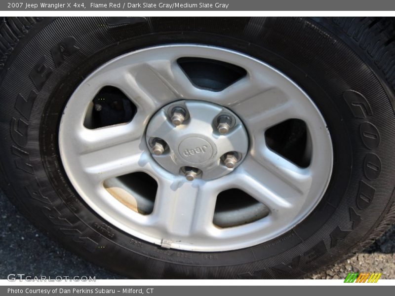 Flame Red / Dark Slate Gray/Medium Slate Gray 2007 Jeep Wrangler X 4x4
