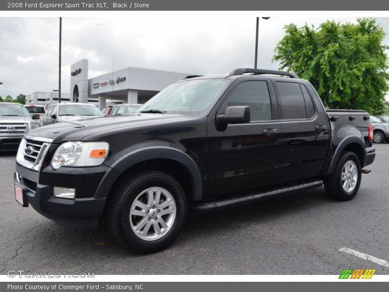 Black / Stone 2008 Ford Explorer Sport Trac XLT