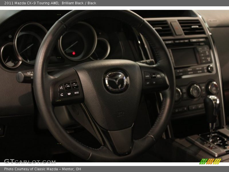 Brilliant Black / Black 2011 Mazda CX-9 Touring AWD