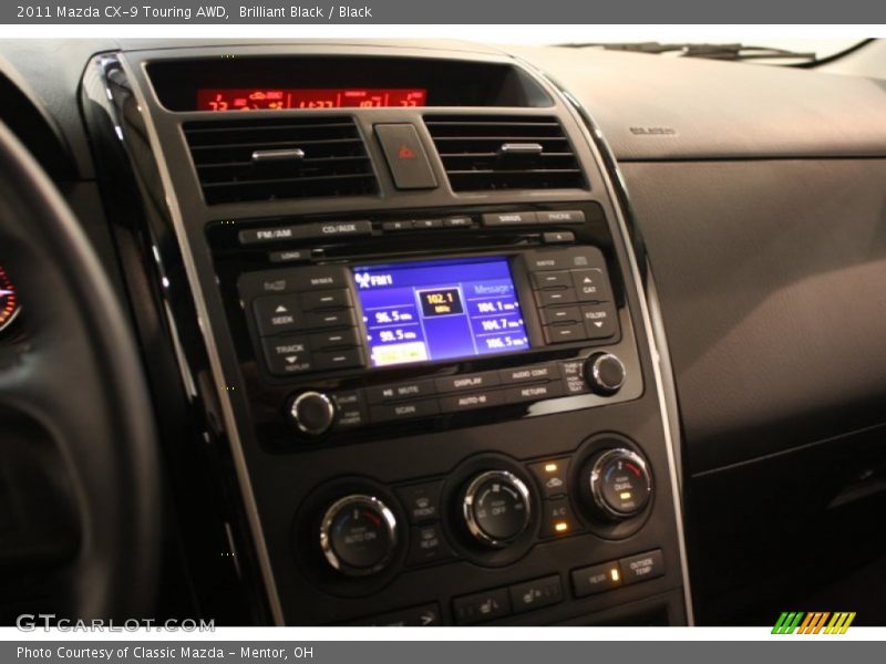Brilliant Black / Black 2011 Mazda CX-9 Touring AWD