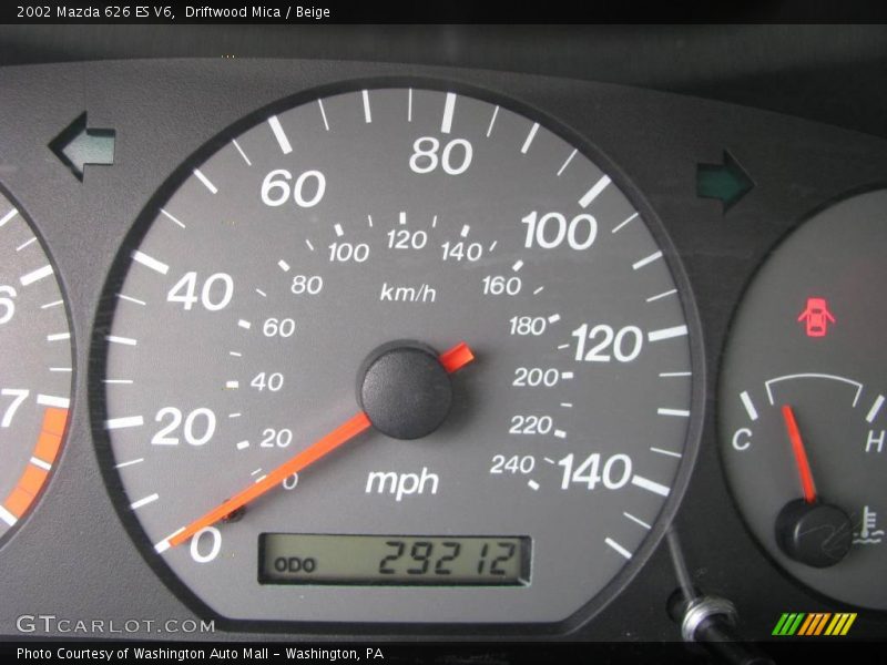 Driftwood Mica / Beige 2002 Mazda 626 ES V6