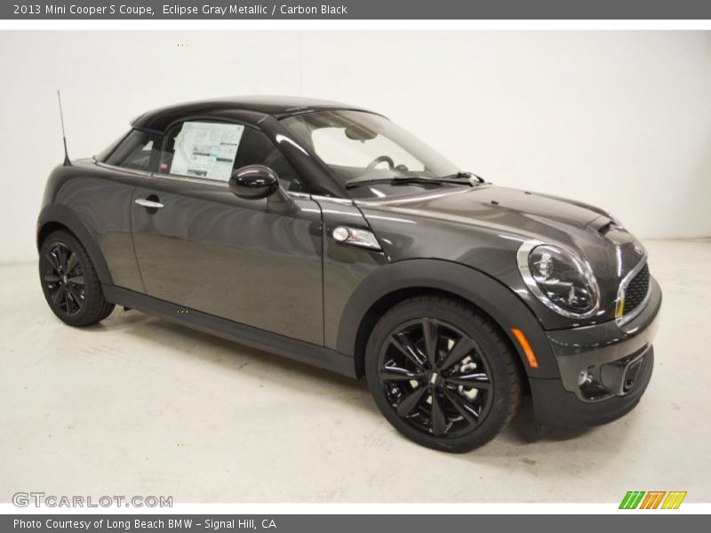Eclipse Gray Metallic / Carbon Black 2013 Mini Cooper S Coupe