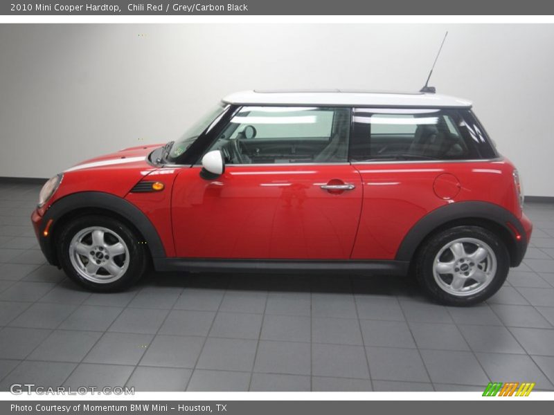 Chili Red / Grey/Carbon Black 2010 Mini Cooper Hardtop