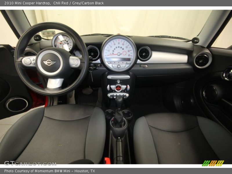 Chili Red / Grey/Carbon Black 2010 Mini Cooper Hardtop
