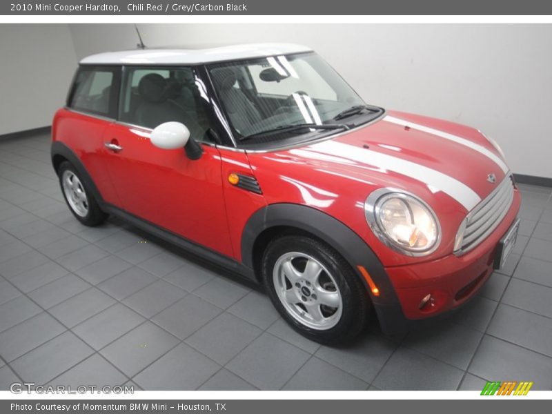 Chili Red / Grey/Carbon Black 2010 Mini Cooper Hardtop