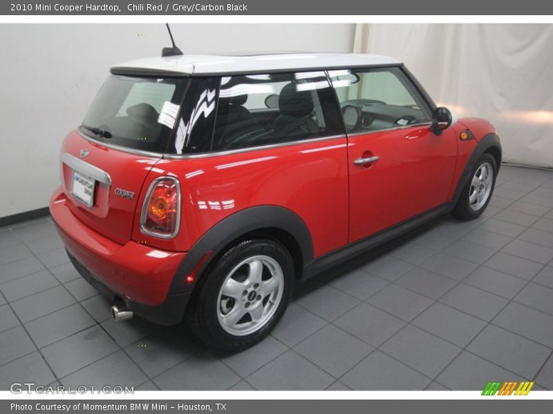 Chili Red / Grey/Carbon Black 2010 Mini Cooper Hardtop