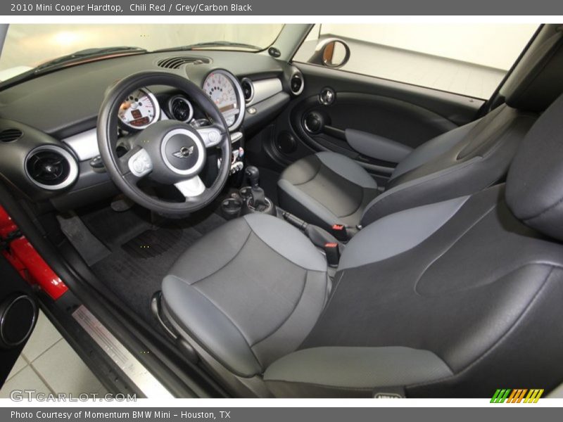 Chili Red / Grey/Carbon Black 2010 Mini Cooper Hardtop