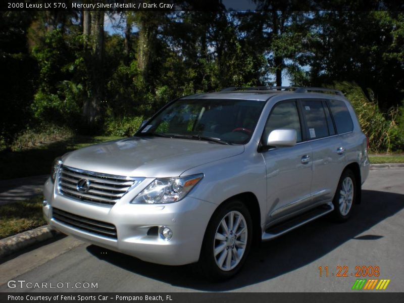 Mercury Silver Metallic / Dark Gray 2008 Lexus LX 570