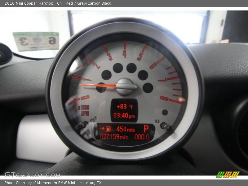 Chili Red / Grey/Carbon Black 2010 Mini Cooper Hardtop