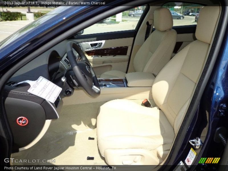 Indigo Metallic / Barley/Warm Charcoal 2013 Jaguar XF I4 T