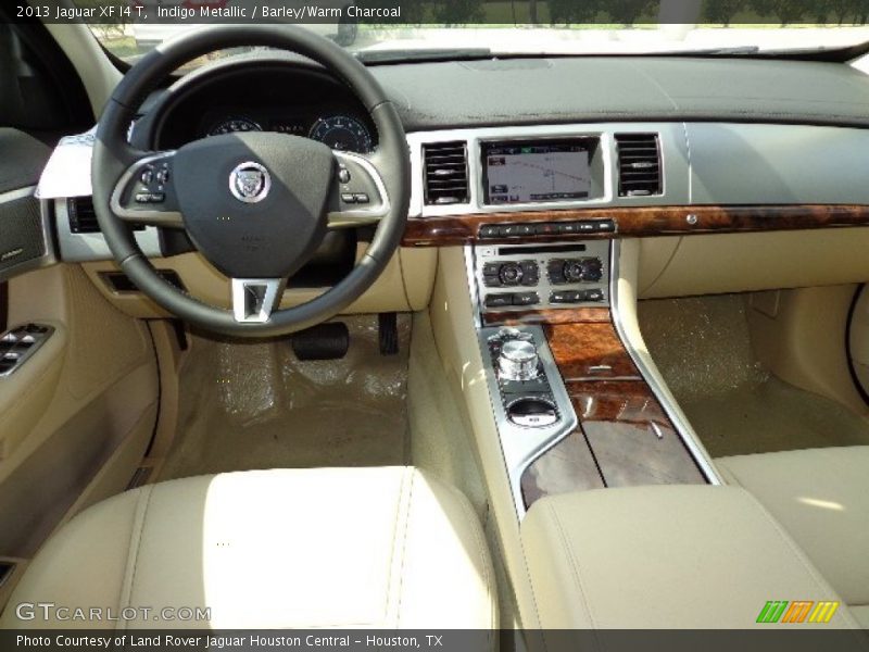 Indigo Metallic / Barley/Warm Charcoal 2013 Jaguar XF I4 T