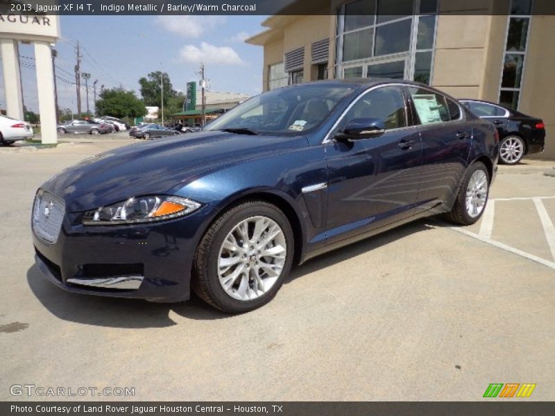 Indigo Metallic / Barley/Warm Charcoal 2013 Jaguar XF I4 T