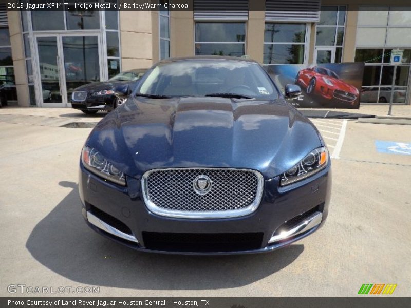 Indigo Metallic / Barley/Warm Charcoal 2013 Jaguar XF I4 T