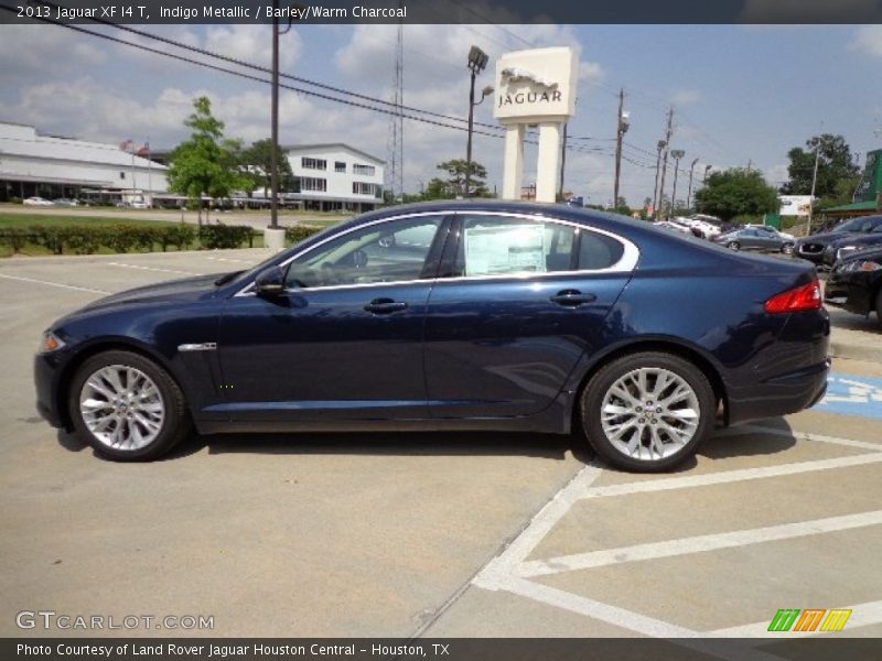 Indigo Metallic / Barley/Warm Charcoal 2013 Jaguar XF I4 T