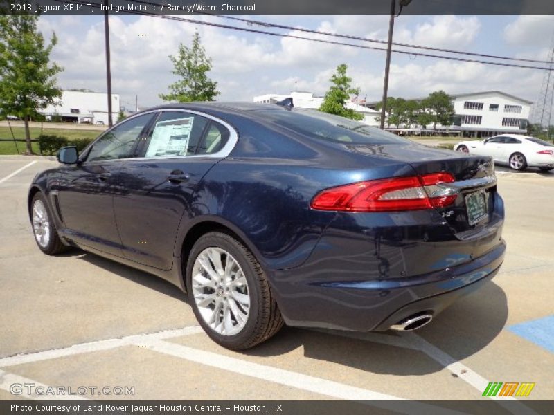 Indigo Metallic / Barley/Warm Charcoal 2013 Jaguar XF I4 T