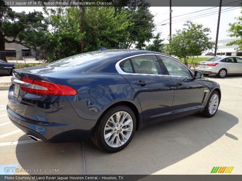 Indigo Metallic / Barley/Warm Charcoal 2013 Jaguar XF I4 T