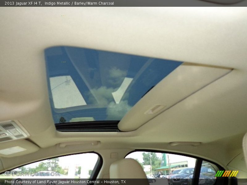 Indigo Metallic / Barley/Warm Charcoal 2013 Jaguar XF I4 T