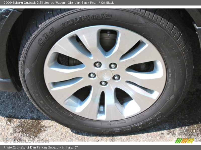 Obsidian Black Pearl / Off Black 2009 Subaru Outback 2.5i Limited Wagon